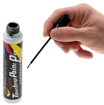 GoodTradeHub Retouche Peinture Voiture, Stylo - Pinceau Réparation des Rayures Auto, Carrosserie (Noir)