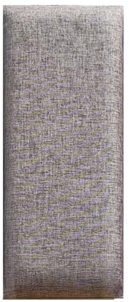 APMOE Wandpaneele Gepolstert Leinen - Wandkissen Wandpolster Kopfteil Bett 32mm für Kinderzimmer - 3D Anti-Collision Wandverkleidung 20x50 cm - Polsterpaneel Wand, Selbstklebend(Lotus Gray,1 PCS)