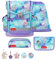 Belmil Classy Plus Schulranzen Set 6-teilig mit extra Schlüsselanhänger (405-78AG/S/K) (Mermaids)
