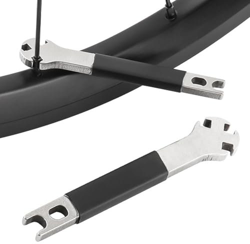 Lunaobrik Speichenschlüssel Fahr – Robustes Reparaturwerkzeug Exakte Felgenjustierung, Kompakte Größe Präzise Einstellungen | Fahrrad Felgen Zentrierwerkzeug, Einfach Zu Verwenden Renn, Mountainbi