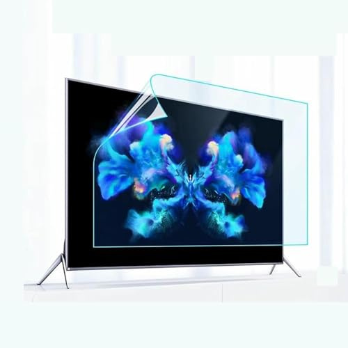 Anti Glare Film for TV, Anti Blue Light Screen Film, Frosted TV Screen Protective Film Anti-Reflection Relieve Eye Strain and Sleep Better, for LCD、LED、4K OLED~/