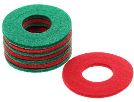 TOBBOMEY 8pcs Car Battery Terminal Washers Corrosion Protection Shims for Positive Negative Posts Color Coded Battery Terminal Protector Pads