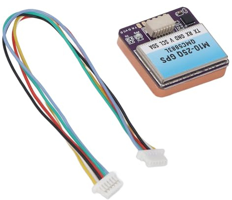Yanmis GPS-Modul Integriert M10-25q für QMC5883L-Kompass, Schnelles Lokalisieren für FPV-Rennsport-Drohne, Keramikantenne, Genaue Geschwindigkeit, Passt Verschiedene Größen von Drohnen an