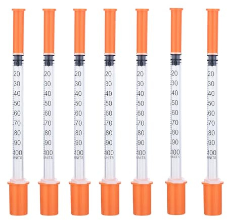Pack of 20pcs 1ml Plastic Multiple Uses Measuring Tools, 0.32X6mm Laboratory Accessories, Individually Sealed Packaging