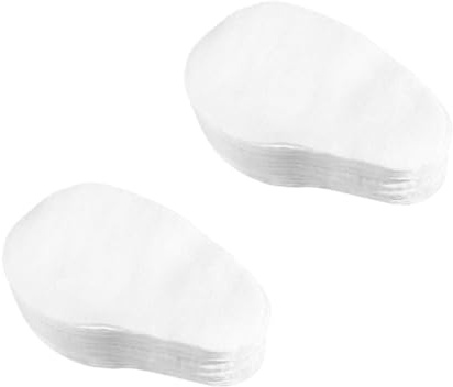 STOBAZA Coussinet Oculaire Mangue Confortable 200 Pièces Taille Moyenne Soins Ophtalmologiques Blanchis Cache-œil Portable Soin des Yeux Quotidien Peau Sensible