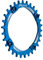 Funn Solo Narrow Wide Plato para Cadena de 9 10 11 12 Velocidades, Compatible con Bielas de Interfaz BCD de 104 mm, Plato de Cadena de Velocidad Única9-12 (30 Dientes, Azul)