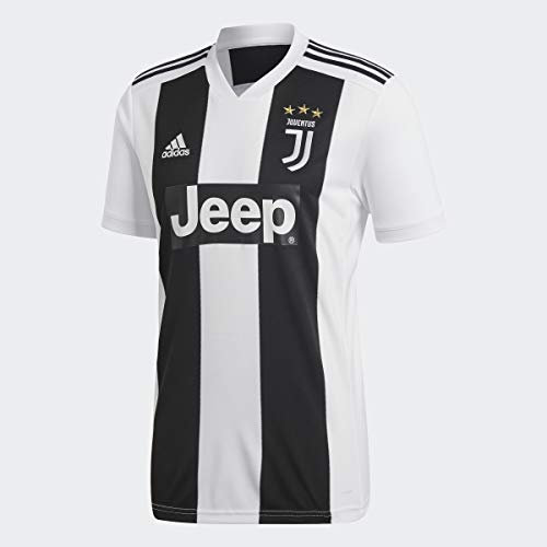 adidas World Cup Soccer Juventus Soccer Juventus FC Home Jersey, X-Large, Black