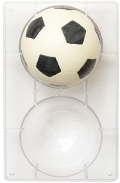 Decora COD. 0050105 Moule DE Polycarbonate Ballon DE Football Ø 120 MM 275X175X22 MM