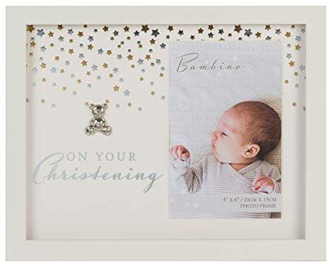 Bambino Photo Frame On Your Christening Baby Shower New Baby Christening Gift
