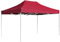 vidaXL Profi Partyzelt Faltbar Faltpavillion Gartenzelt Festzelt Pavillon Gartenpavillion Bierzelt Zelt Faltzelt Garten Aluminium 4,5x3m Weinrot