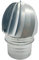 SOMBRERO EXTRACTOR DE HUMO 250MM o 25CM EN ACERO GALVANIZADO GORRO GIRATORIO PARA SALIDA DE HUMO DE CHIMENEAS ESTUFAS DE DIAMETRO: (250)