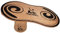 RollerBone 1.0 Kork Roller Classic Set - Balance Board & Balance Trainer für Fitnesstraining/Balance Boarding/Faszienrollen