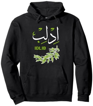 Idlib City, Syrien-Flagge. Pullover Hoodie