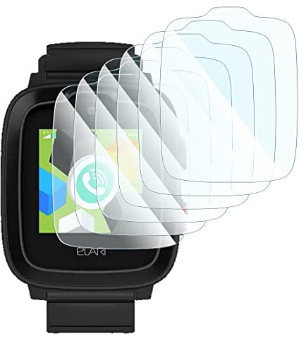 Karylax – [Pack x6 Protector de pantalla de cristal flexible de dureza 9h, película protectora 100% transparente para reloj infantil ELARI KidPhone 4G