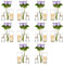 Windlicht Glas Kerzenhalter Kerzenständer Glaszylinder：Romadedi 30er Set Windlichter für Kerzen Stumpenkerzen Schwimmkerzen Kerzenglas Glasvase für Hochzeit Party Esstisch Tischdeko Wohnzimmer Deko