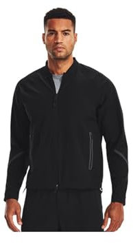 Under Armour UA Unstoppable Bomber Manteau, Noir/Noir, M Hommes