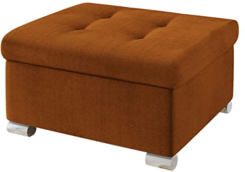 Mirjan24 Polsterhocker Niko klein Sitzbank Sitzhocker Fußbank Pouf Hocker Farbauswahl (Manila 31)