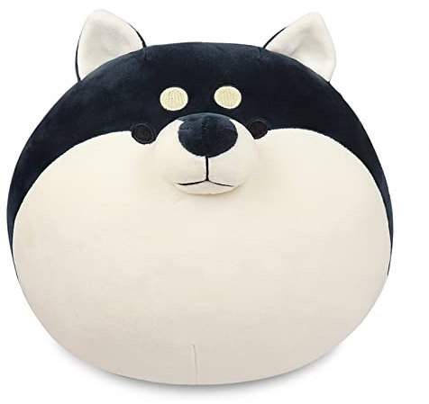 Fortuning's JDS Kuscheltier Shiba Inu Tiere Spielzeug Corgi Plüschtier Hund plüsch Kissen Hund Spielzeug Plüschtier Weicher Plüsch Liegend Schlafplüsch, Shiba Inu Spielzeug Kinder Geschenke