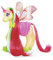 Sweet Pony Fairies, Erwachsenes und Fohlen Pony, mit Clip on Rock, Flügeln, 5 Zubehörteile, 22cm, Spielpferde ab 3 Jahre