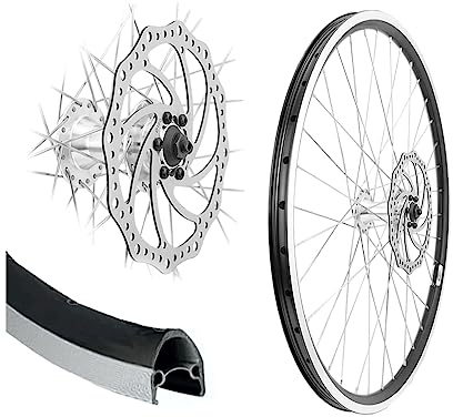 Aggro-X 26 Zoll Alu Vorderrad 19-559 Laufrad Felgenbremse 6-Loch mit 160mm Bremsscheibe