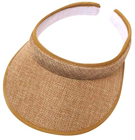Visor Cap Sport Sonnenblende Kappe, Sommer Visor Cap, Unisex Kinder Outdoor Sonnenblende Sonnenschild, Atmungsaktiver Leerer Zylinder Sonnen Shade Breite Krempe Reithelm