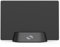 HumanCentric Vertical Laptop Stand in Black Aluminum, Upright Adjustable Holder and Dock, Laptop Vertical Stand Fits MacBook Pro and Other Laptops .5 to 1.5, Clamshell Compatible