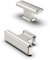 FURNIWARE 10 pcs Cabinet Knobs, Brushed Nickel Drawer Pulls Door Handles,Furniture Cupboard Drawer Cupboard Dresser Handles and Knobs for Kitchen Dresser Drawer Bathroom
