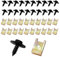 ZYNERY 40 Stück Blechmutter Schraube Mutter Clip Kit, Edelstahl Blechmutter Set, Schraube Mutter Clip Schnappmutter Set, Feder Blechmutter Blechschrauben für Auto Motorrad (40 Stück)