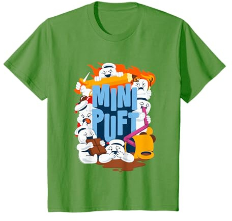 Ghostbusters Cute Mini Puft Being A Mess Group Shot Poster T-Shirt