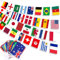 SULOLI 29M Drapeaux du Monde Bannière de 100 Pays-Drapeau 2025 pour Décoration Bar Jardin Club Restaurant Fête Événements