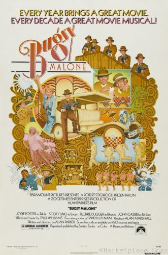 Filmposter Bugsy Malone, 28 x 43 cm, #a1629
