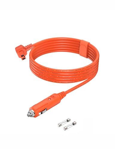 12V/24V KFZ Kühlbox Kabel 3,5Meter, Universal Verlängerungskabel für Kühlbox Dometic, Alpicool, Waeco CF, ARB, Setpower, ICECO, Zigarettenanzünder Stecker Auto Kühlschrank Netzteil Kabel 12V bis 24V