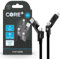 CORE+ | 4-in-1 Cable | Up to 60W Power Delivery & 480Mbps Data Transfer | Type-C, 8-Pin, Type-A Connectors