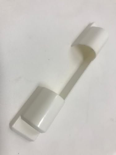 AUBI Fenster Abdeckkappe zu Beschlagserie A300 LK330 Fensterbeschläge Weiss Siegenia Aubi Abdeckkappen weiß PVC-Scharnierabdeckungen für Kunststofffenster 94x17 mm