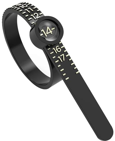 Strumento Per Misurare Anelli - Strumento Per Misurare Anelli - Set Di Misurazione Per Anelli Con Lente D'ingrandimento - Strumento Per Misurare Anelli, Strumento Riutilizzabile Per Misurare Anelli, M