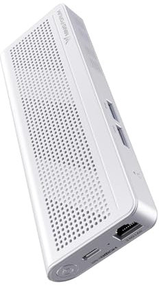 MINISFORUM S100 Mini PC Stick, Intel 12th Gen Alder Lake- N100,8 GB LPDDR5 RAM, UFS2.1 128GB, 4K Dual Display,2.5 G Ethernet,Support PoE, 2xUSB A, 1 x USB-C,Business PC for Signage Solution