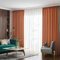 Wycian Lamellenvorhang Verdunklungsvorhang Orange 2er Pack Unifarbe H160 x B96 cm (2er Pack) Baumwolle