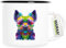 Huuraa tasse en émail Yorkshire terrier Tasse à café cadeau vintage 300 ml Yorkshire terrier Présent