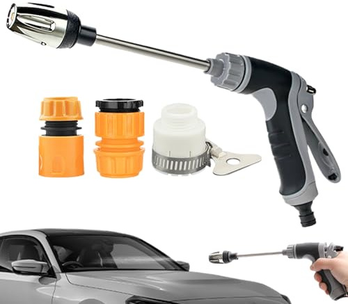 For Garden Hose | High Pressure Hose Nozzle With Spray Pump, High Pressure Washer Adjustable Tool For Car Washing And Watering Garden