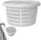 Qfdiwr Cesta de piscina para skimmer, 19 x 14,5 x 11 cm, cesta de skimmer para piscina, PVC skimmer de repuesto, para eliminar las hojas