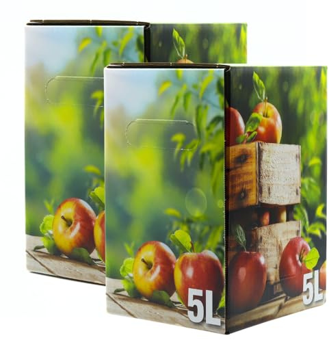 Frische Kontor | Apfelsaft | Direkt Apfelsaft aus dem Alten Land| 100% Fruchtgehalt ohne Zuckerzusatz (10 L (2 x 5 L Pack), Naturtrüb)