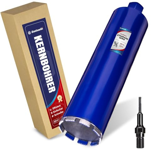 DaduoRi 102mm Kernbohrer mit SDS Plus(1-1/4 Zoll) – 410 mm Schnitttiefe - Nassbohren Diamantbohrkrone für Armierten Beton, Mauerwerk, Stein, Ziegel (460mm Gesamt)