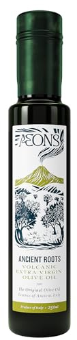 Aeons Ancient Roots Extra Virgin Olive Oil- Dr. Sarah Brewer’s Volcanic Tuscan Blend, Cold-Pressed within 24h, High-Polyphenol Heart & Skin Support, 250 ml