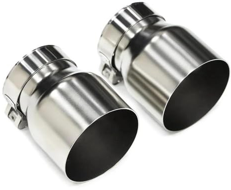 2 Stücke Auspuffblende Für BMW F22 F23 M235i M240i Für F20 F21 M135i M140i F30 F31 ID60mm Schalldämpfer Autodekoration(Matte)