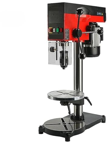 Trapano A Colonna For Tornio Da Banco Ad Alta Precisione E Velocità Variabile 600 W, Macchina For Maschiatura, Utensili For La Lavorazione Del Legno Forte Stabilità, Foratura Di Precisione