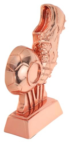 ULTECHNOVO Coppa e Incisioni Delicate Design Realistico in Resina Calcio Premio Golden Trophy Soccer per Torneo e Festa Mondiale, per Club e Giocatori Giovani