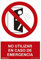 RD41003 - Nicht verwendbares Schild im Notfallgehäuse PVC Glasspack 0,7 mm 30 x 40 cm mit CTE, RIPCI Neue Legislation