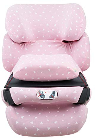 JYOKO Kids Bezug für Autositz, Kindersitz kompatibel mit Cybex Pallas Fix, 2 Fix, aus Baumwolle (Pink Sparkles)