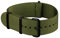 Infantry Army Grün Militär Durchsteck-Uhrenarmband 22mm Uhrband Natoband Nato Nylon Strap Ersatz-Watch Armband mit Edelstahl Metall Schließe für Herren Damen