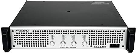 PSSO QDA-4400 4-Kanal-Endstufe | Verstärker mit Schaltnetzteil, 4 x 1100 W / 4 Ohm, 4 x 650 W / 8 Ohm
